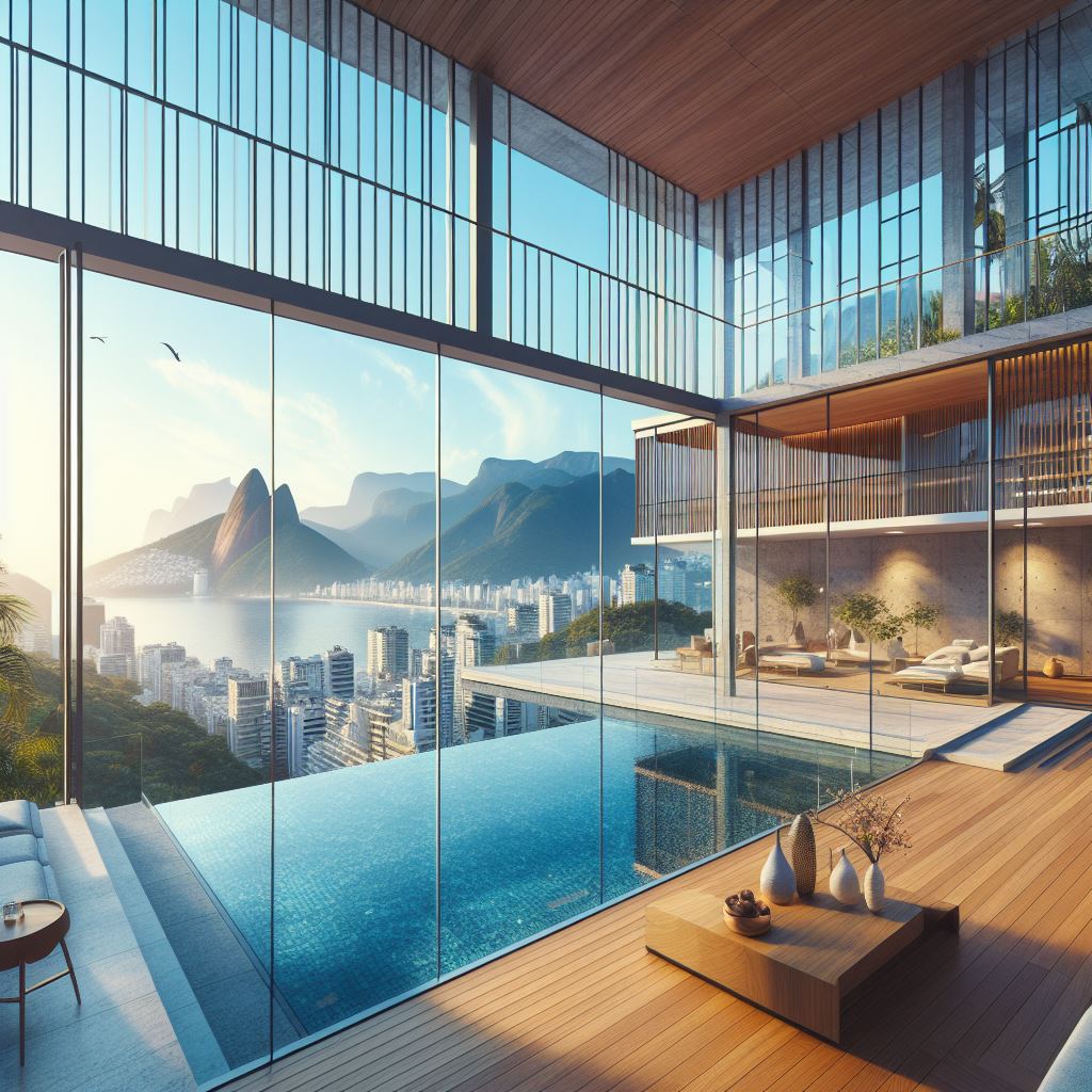 Design contemporâneo em projetos de vidros e esquadrias para residências cariocas 2 vidros e esquadrias