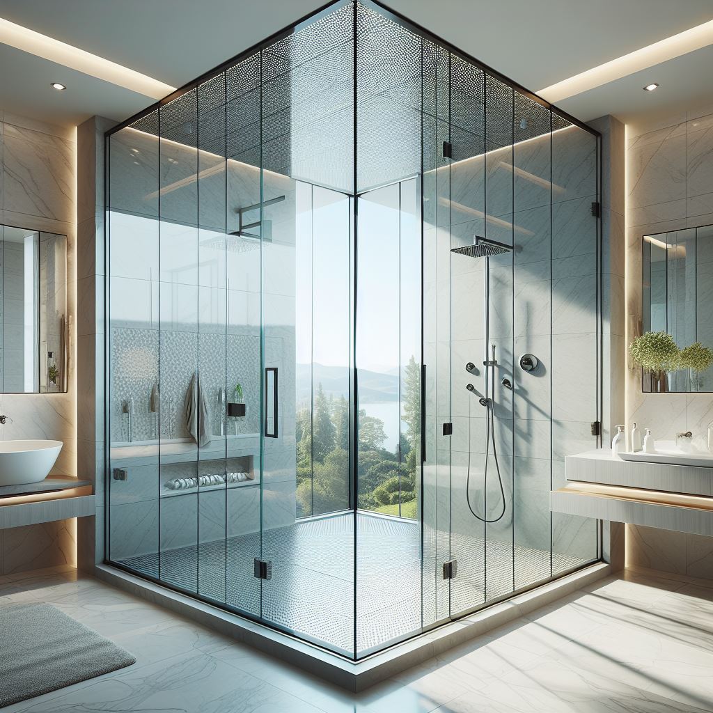 Vidro temperado ou laminado para o box do banheiro: qual é melhor 4 Vidro temperado